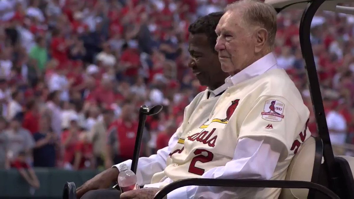 📽  Take a look behind the scenes at the ceremony honoring the 1967 World Series team: https://t.co/kZS6U4oMXu