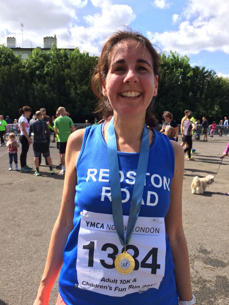 RazorResearch's tweet photo. Well done to our champ, #LesleyRazor, who raised money for @HaringeyShed yesterday at the @YMCA_NL #CrouchEndFunRun. 10k in 57mins! πͺπππ https://t.co/DaF2zcLrN7