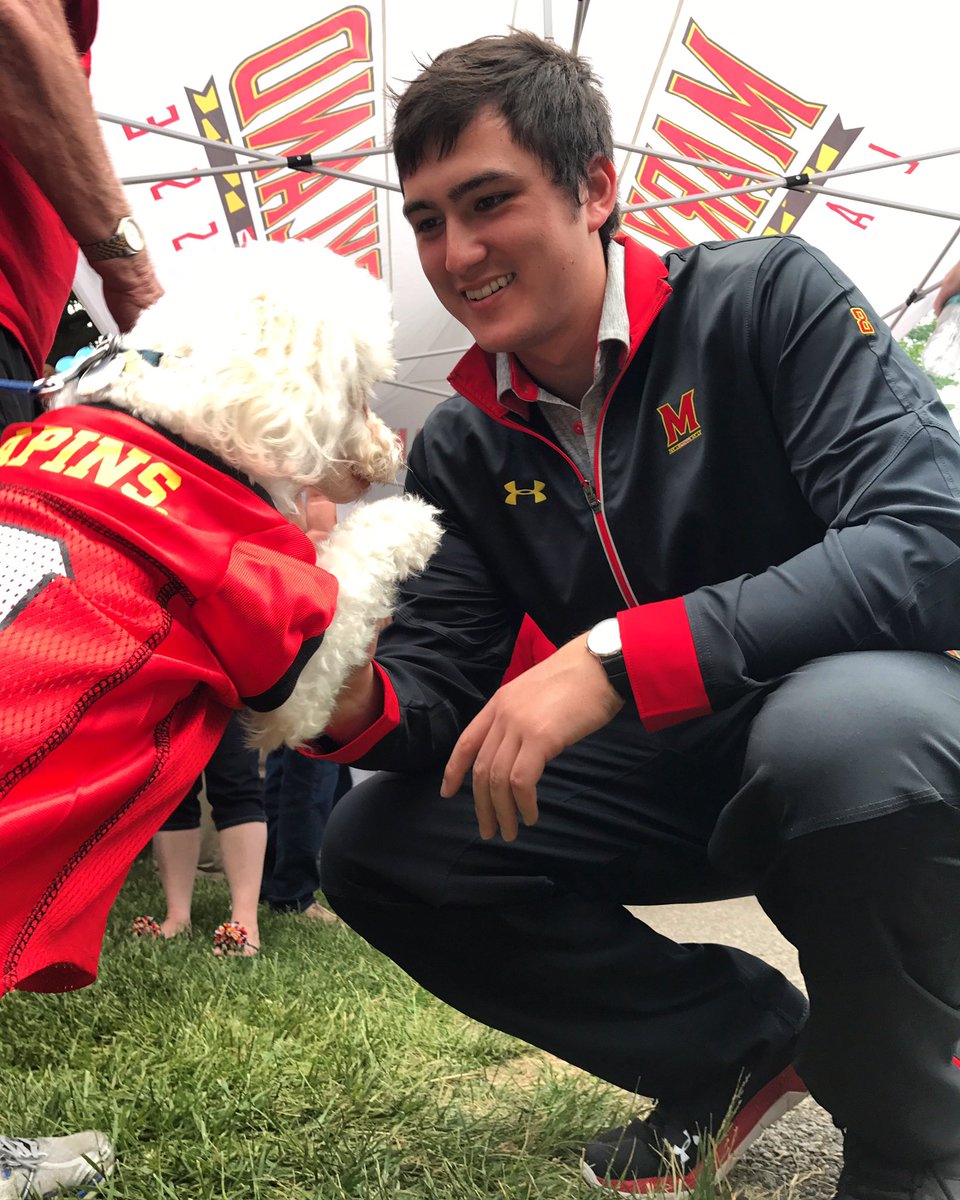 TerpsMLax's tweet image. Even our 4-legged fans are fired up for Boston #final4bound