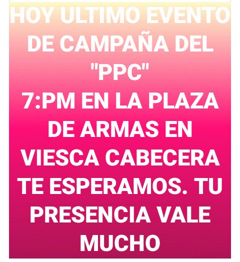 #VIESQUENSE 
#ViescaYaCambio 
Hoy 7pm 
#CierresdeCampaña  por #Regiones porque #ViescaCoahuila es #Grande
#HoyToca #CabeceraMunicipal