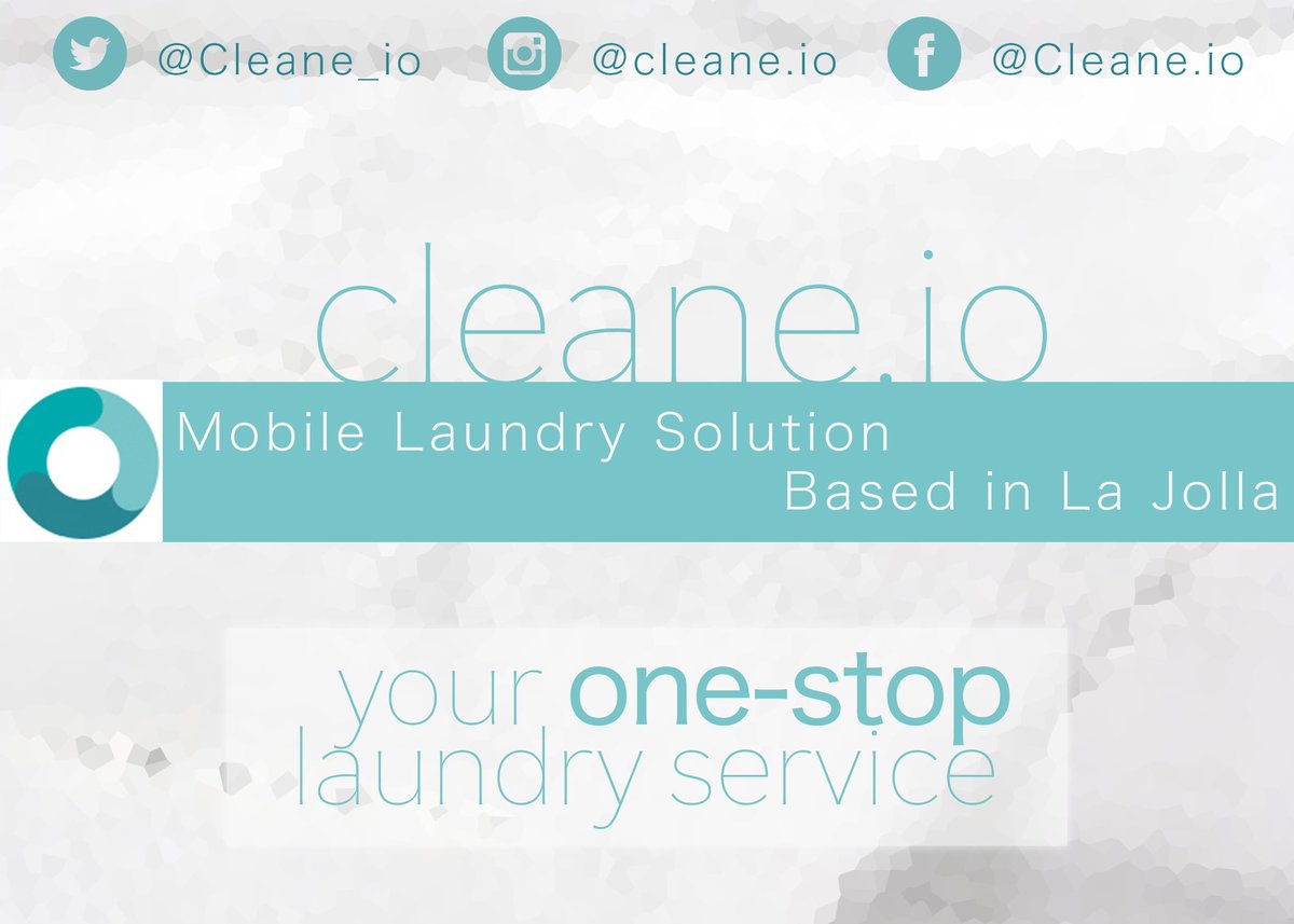 Cleane_io's tweet photo. Come check us out on our social media pages! We offer STREAMLINED &amp; AFFORDABLE laundry service for your business! 
#laundry #local #service https://t.co/TXt7nDSkDw