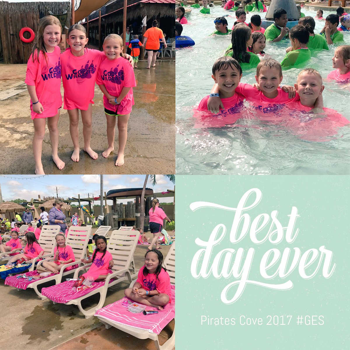mrs2NDGRADEotto's tweet photo. It's always a great day to be a Godley Wildcat! 🎉☀️💦#GES #PiratesCove @GodleyElem https://t.co/4jjk2Yh0EG