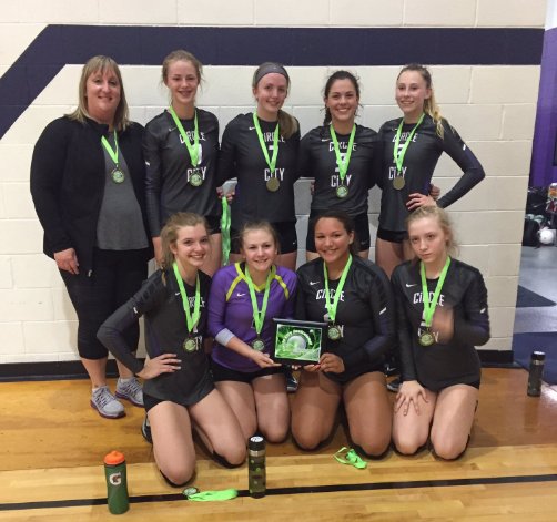 circlecityvbc's tweet photo. 14 Purple brought home to title for 16 Premier in the Circle City Invite this weekend! #CCVBC17 https://t.co/YP3opJmHhy
