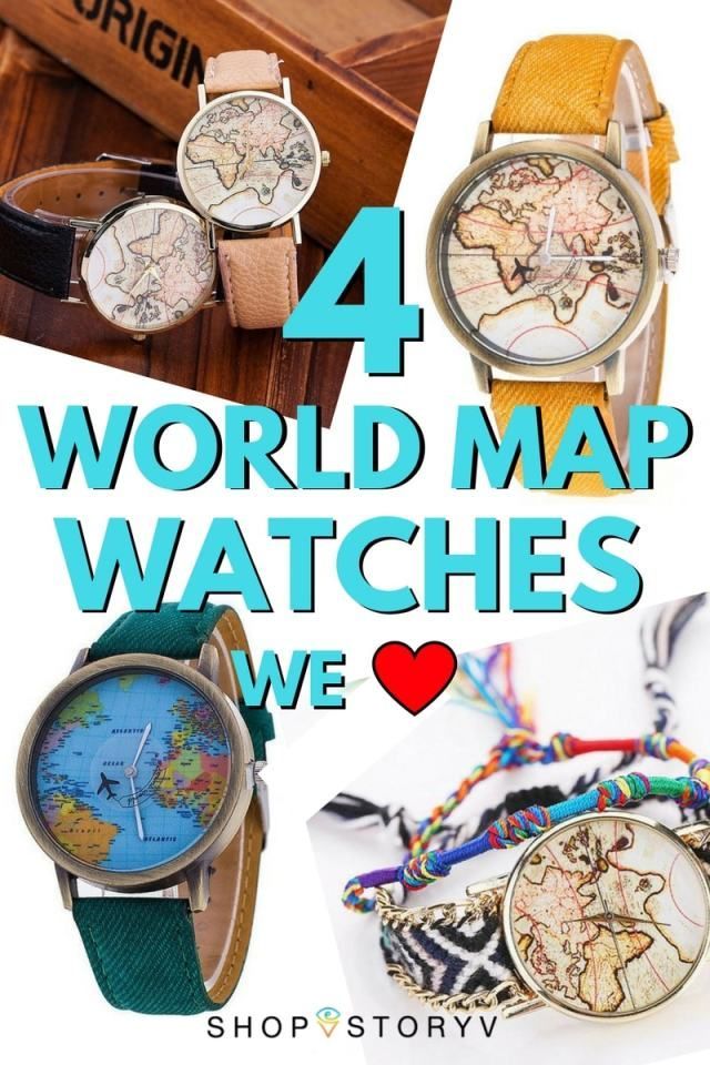 4 wanderlust-inspired world map watches under $30 you need in your life buff.ly/2qPt4ND #ttot