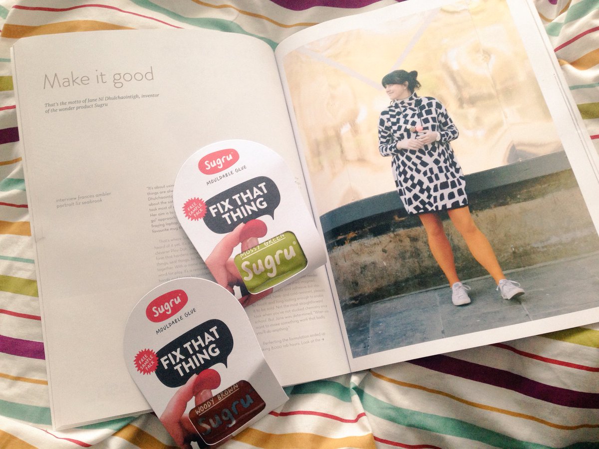 Cassiefairy's tweet photo. I was reading about the creator of @sugru in @ohcomelymag & realised that I had some samples in the cupboard, can't wait to try this out! 👏 https://t.co/XC9EQ2KjEa