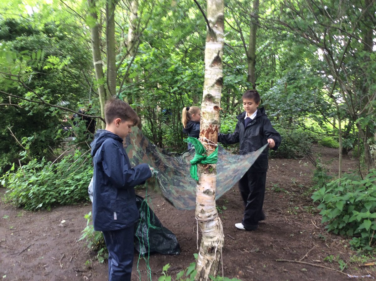 Year6WCPS's tweet photo. Fantastic collaboration in Forest Schools today, Year 6 #WCPSedu #SuperSix https://t.co/HXKEMkwjXG