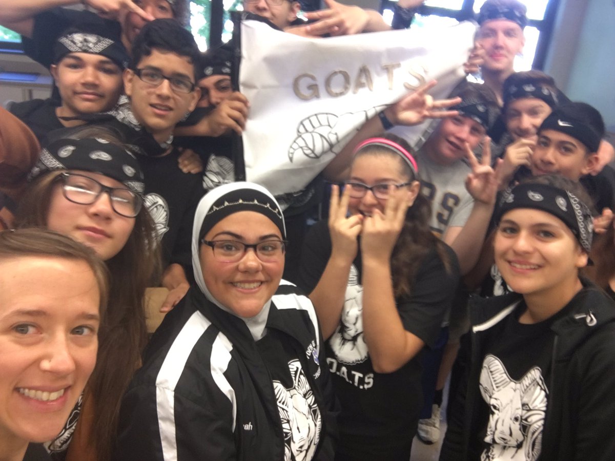 Ms_AHearn211's tweet photo. Pumped for ROAR Olympics! #goats4life #hesterpride https://t.co/19jhthkA8p