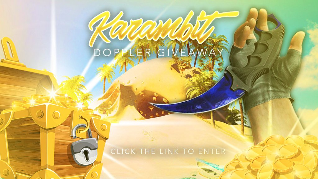 VitalCS2's tweet image. Karambit Doppler FN Giveaway 
RT &amp;amp; Follow to enter. You can enter in more ways here: goo.gl/4raxXa