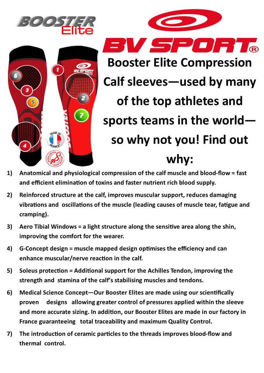 BVSportIre's tweet image. Intro to BVSport Booster Elite Calf Compression-
#CompressionWithTwiceTheEffect #IUseBooster #TrainHardRecoverFast #CompressionThatPerforms