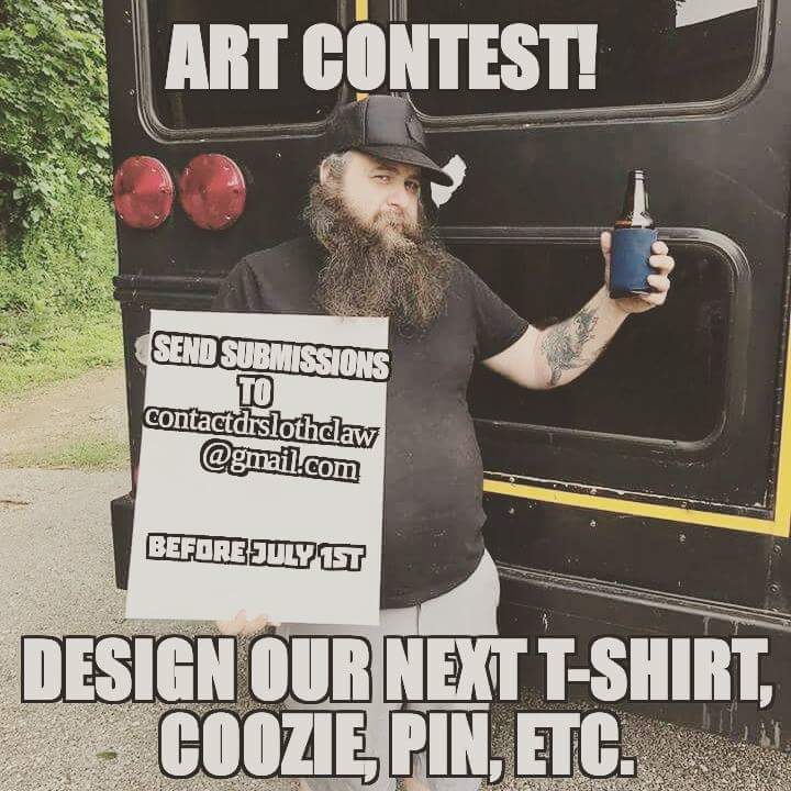Dr_Slothclaw's tweet photo. Your art could be our next merchandise!! Contest ends July 1st https://t.co/qRUpJjs4a8