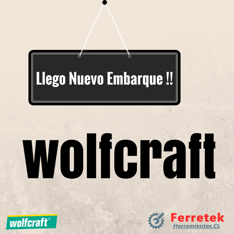 FerretekChile's tweet photo. Llego el nuevo embarque de Wolfcraft, hemos renovado nuestro stock- Conoce nuestros productos en https://t.co/l16SBqd31v https://t.co/0a0NvKcskD