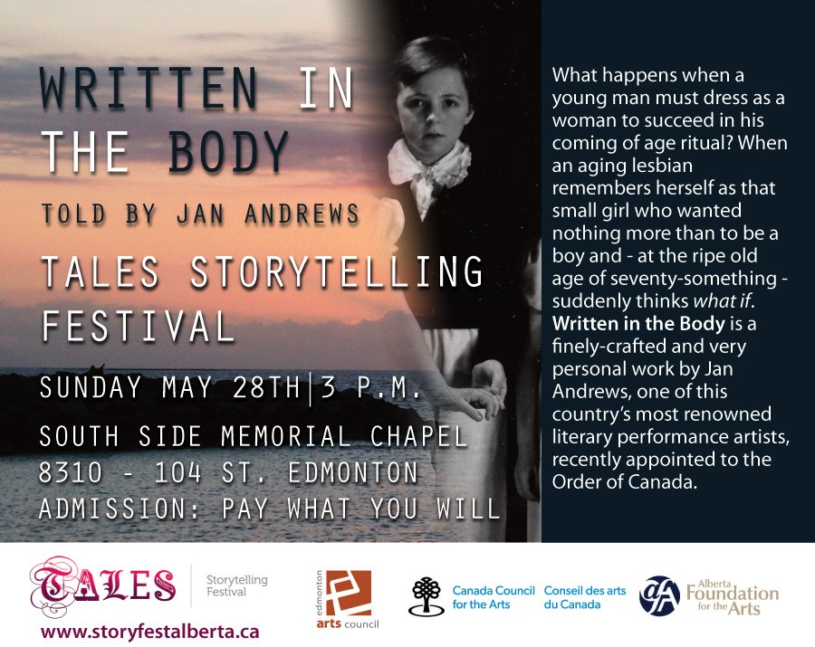 janstories's tweet photo. Last minute preps for Edmonton @talesyeg, SC-CC Conference @StoryCanada and TALES festival. Written in the Body one more time. https://t.co/TkyBprlenq