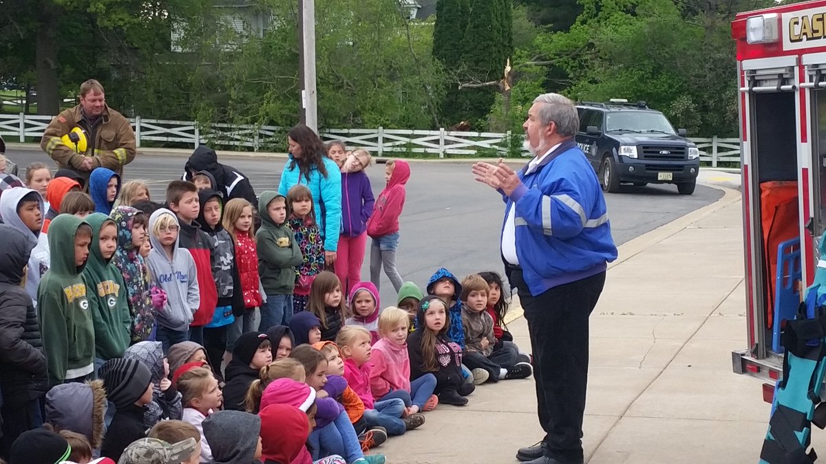 Thank you to the Cashton Fire Dept. and First Responders for presenting last week in honor of EMS week.  #cashtonpride #hometownheros