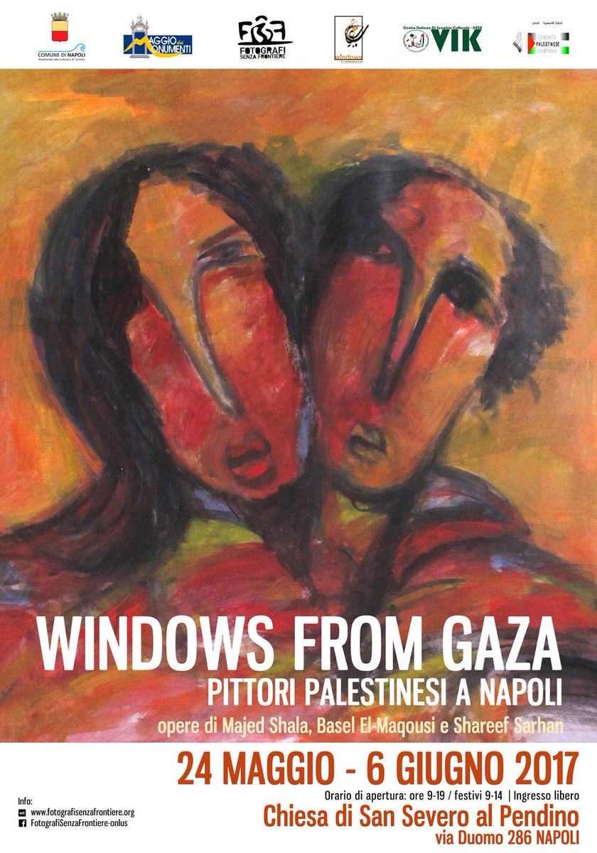 FSF_ONLUS's tweet photo. Il manifesto di #wfgnapoli! #gaza #art https://t.co/oY3KWaFTk5