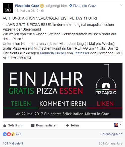 Digischmankerl's tweet photo. Nette Aktion einer Grazer Pizzeria. Mit wenig Aufwand beachtliche Aufmerksamkeit und viel Feedback der KundInnen 🍕🍕🍕https://t.co/uU6mHGQver https://t.co/iqVDlERvtG