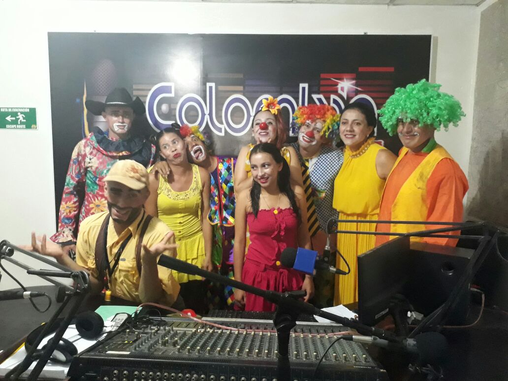 emisoraejercito's tweet image. #Circopolis en #ColombiaEstéreo La Macarena #Meta invitando a los jóvenes a ocupar su tiempo libre haciendo teatro