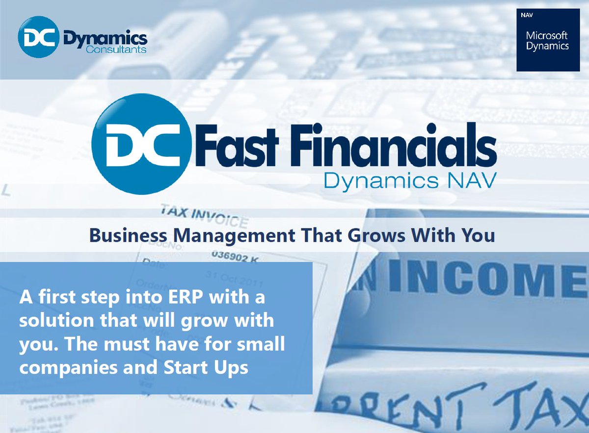 NavConsultants's tweet photo. Look here for demo videos of #FastFinancials Implementation #MSFTDynNAV includes Purchase & Sales Order Processing https://t.co/GSwWQEKbd8 https://t.co/gkwloZGVZA