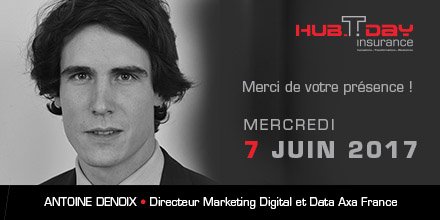 HubTDay's tweet photo. Conférence des visionnaires,venez écouter Antoine Denoix @AXAFrance.Voir le programme #TDAYInsurance 7 et 8 Juin. https://t.co/jrL7rVQNA5 https://t.co/STeOQnZVSy