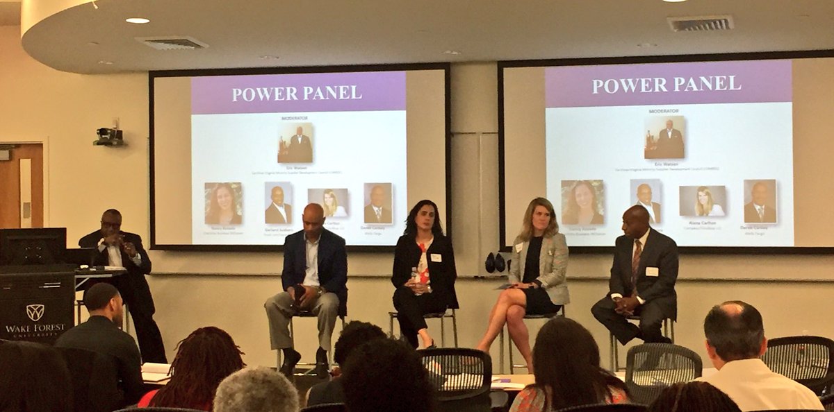 CBRbiz's tweet photo. Expert panel @prideinternet Small Biz Summit. "Is certification required? No, but it's great for growing your biz" @cvmsdc #31daysofbiz https://t.co/LSN7nwhIgr