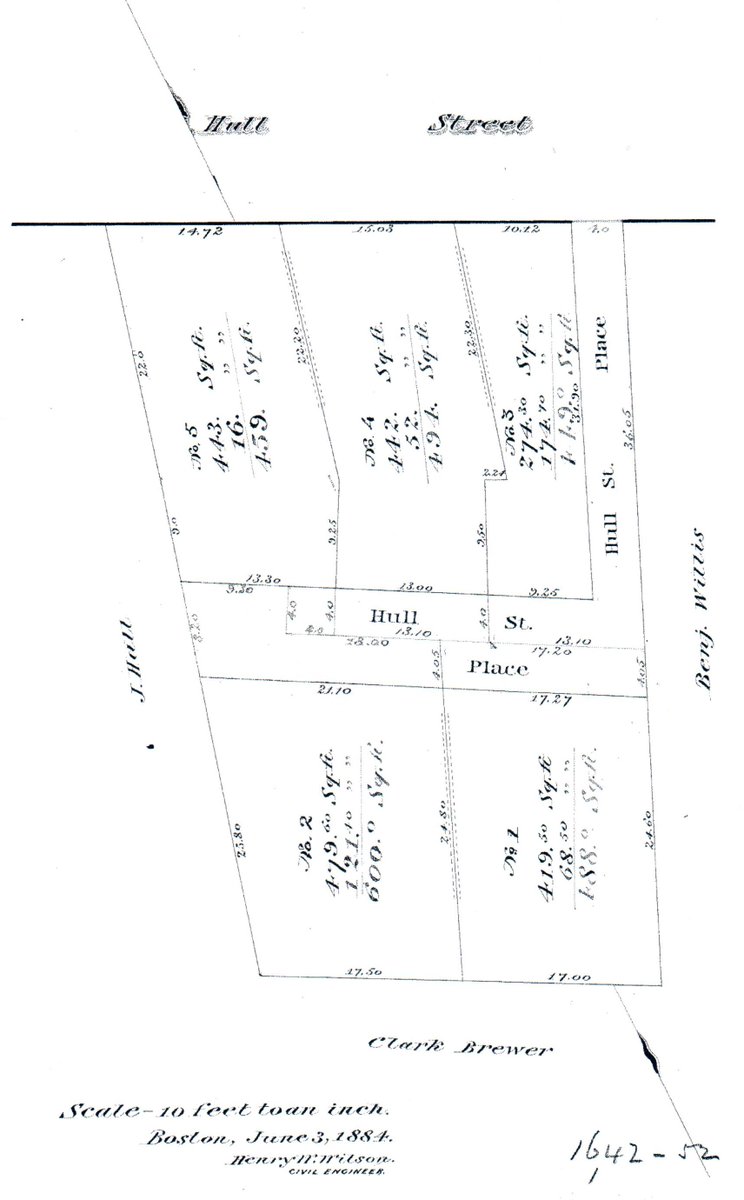 1884 #Boston #Spitehouse map. Excellent resources at masslandrecords.com. Ck 'unindexed property search' for older deeds #househistories