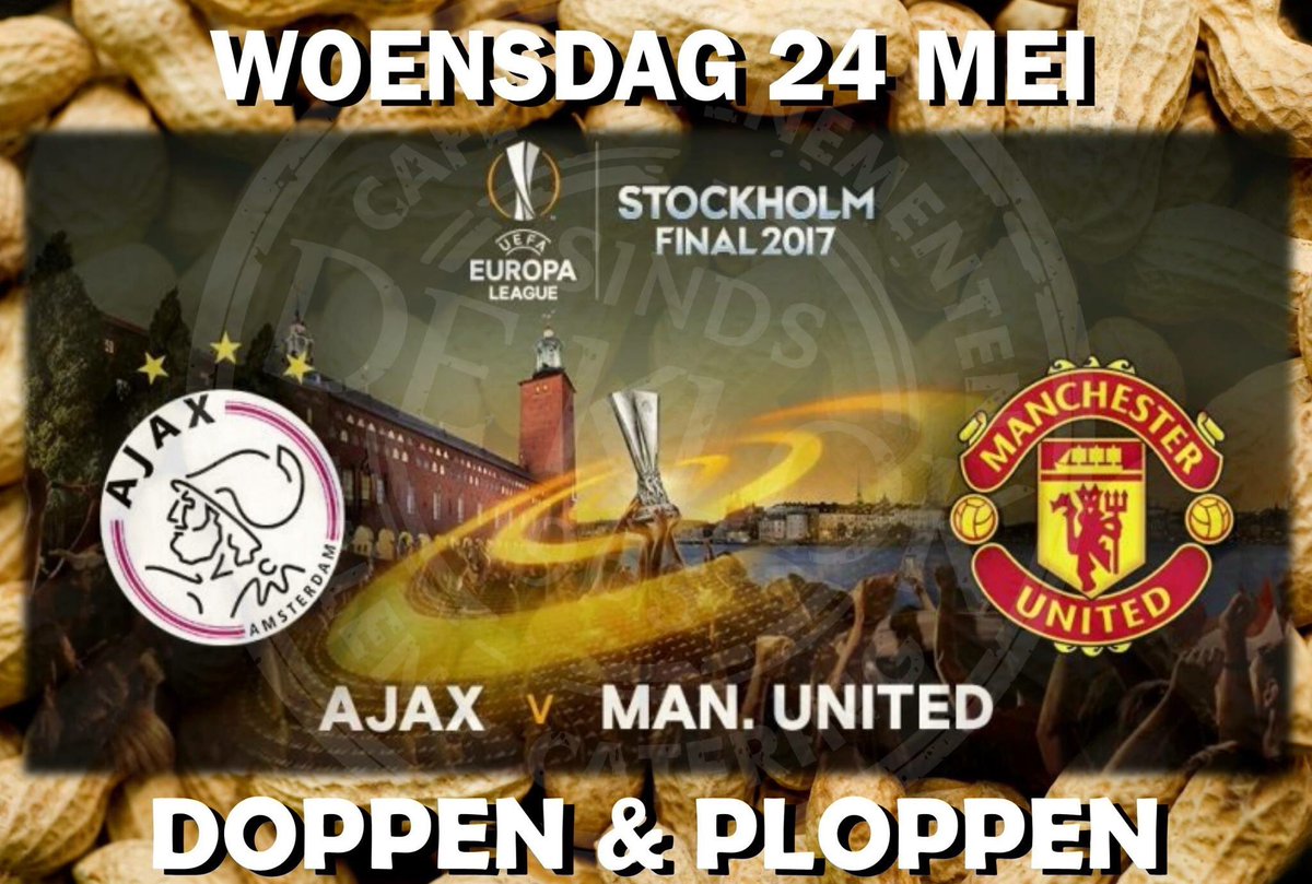 Over 2 dagen is het zo ver! #ajax #manchesterunited #finale #doppenenploppen #spanningstijgt