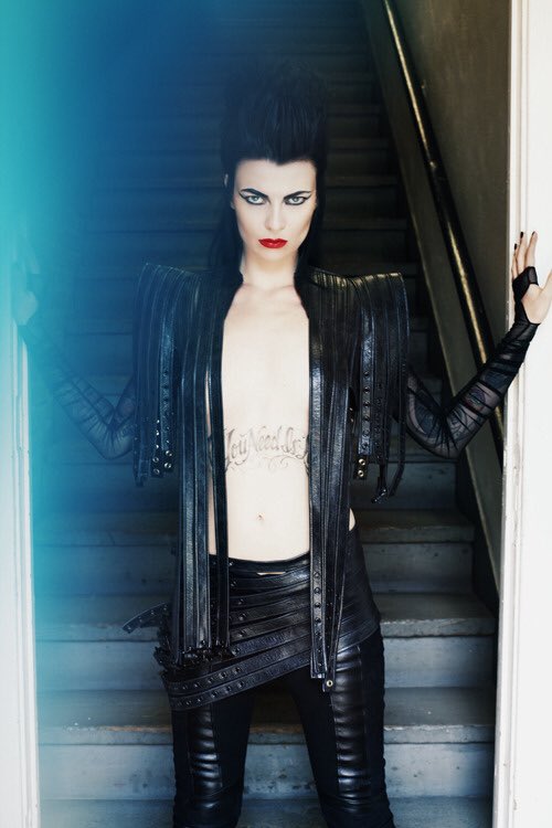 "Leather is my best choice of clothing. But it's very optional I'm more of a dress your best woman."