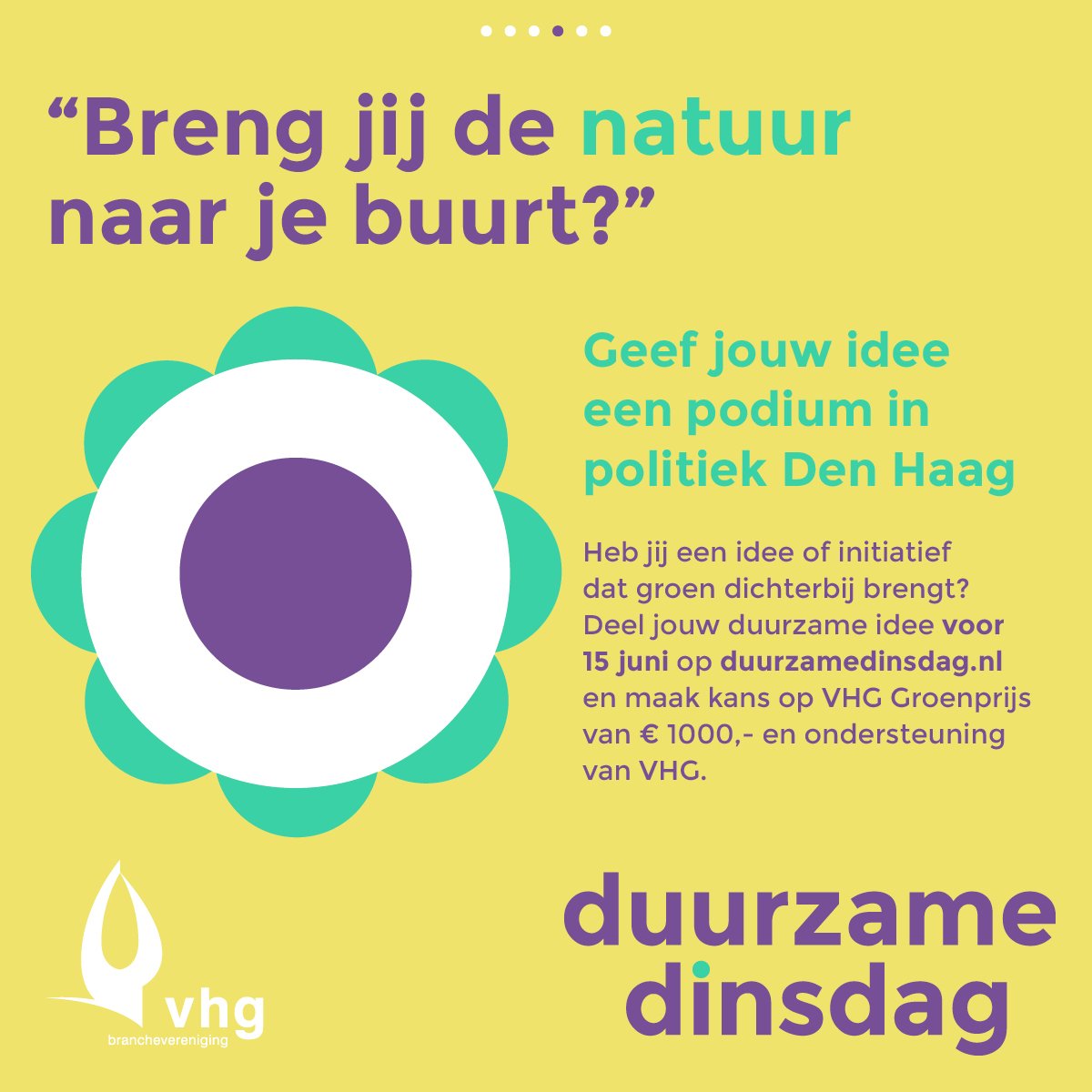 Hoe breng jij groen naar je buurt? Deel hoe jij biodiversiteit vergroot met #Dudi2017! #wereldbiodiversiteitsdag bit.ly/2rKypoY