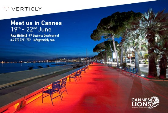 Meet <a href="/KateWinfield/">Kate Pottinger</a> of <a href="/verticlyltd/">Verticly</a> in #Cannes2017 arrange a meeting today to discuss #attribution #onlinetooffline #startuptech