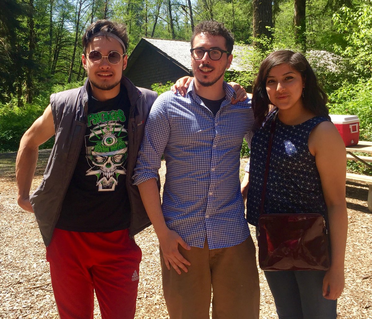 ORDocCamp's tweet photo. Happy @PSUFilm students @ORDocCamp. Thnks to @oregonfilm for sponsoring these emerging filmmakers. Thnks to @courtherm grt teachr https://t.co/bRAUOnLfln