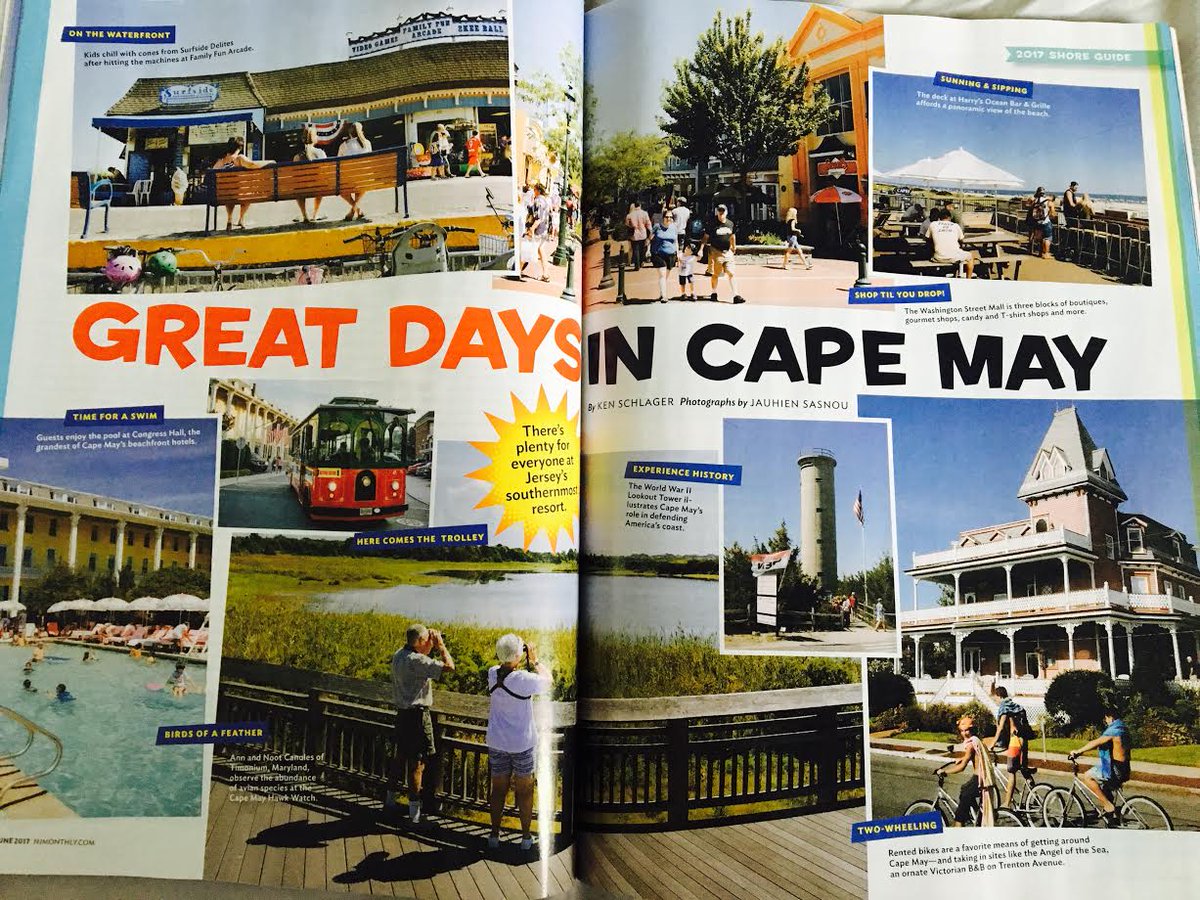 RunCapeTours's tweet photo. GREAT story on #CapeMay in the June issue of @NJMonthly. Want to know more about this fair city? Run with us! https://t.co/vTEhbyCAIE https://t.co/zfGwIvoa4C