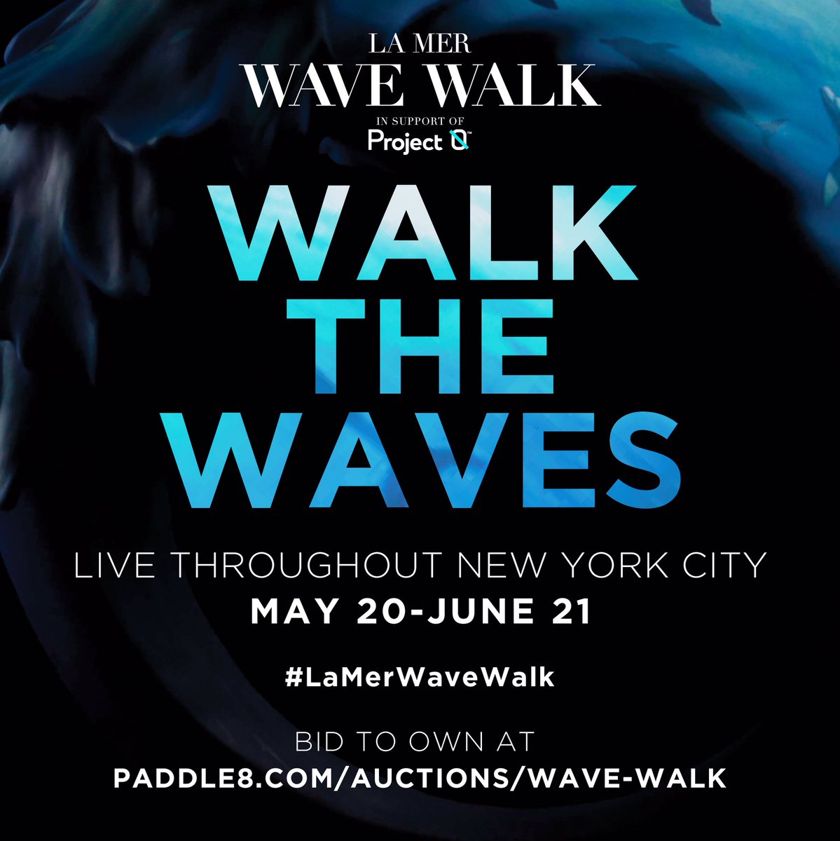 Walk the Waves in NYC! @WeAreProject0 put waves by 50+ artists on the streets in NYC. Take a pic &amp; share your hope using #LaMerWaveWalk 🌊🙏🏼