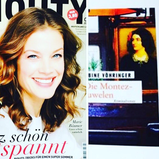 SvVoh's tweet photo. Mit der schönen #MarieBäumer auf dem Titel heute in #Biouty als Buchtipp: #DieMontezJuwelen. 😊 Ein tolles Magazin, mit ganz viel Mehrwert. 👍 https://t.co/xHcvxTyL6k