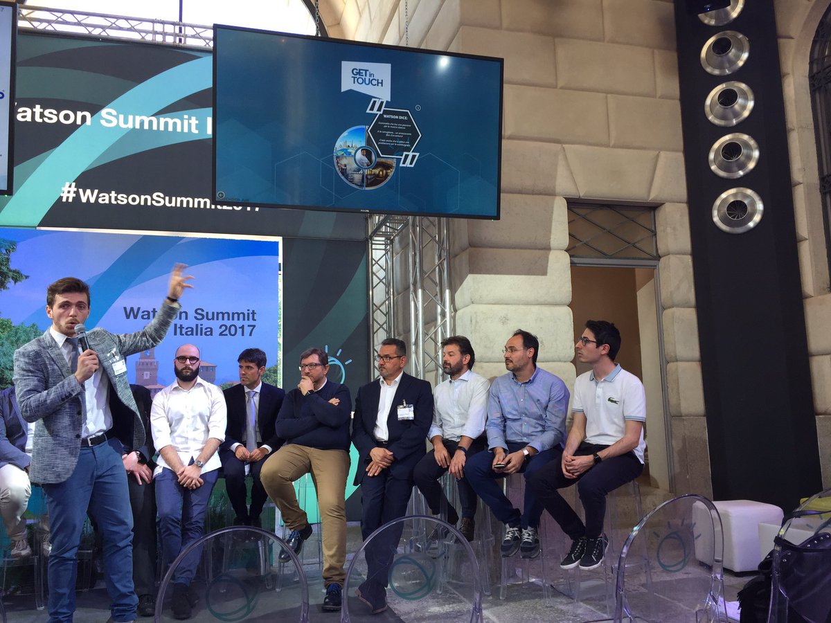 fulvia295's tweet photo. #GETinTOUCH di @Mauden_SpA partecipa all'#watsonbuild contest @IBMItalia . Oggi la presentazione all'#WatsonSummit2017 fatta da @stefano_v92 https://t.co/KXJkjECTd6