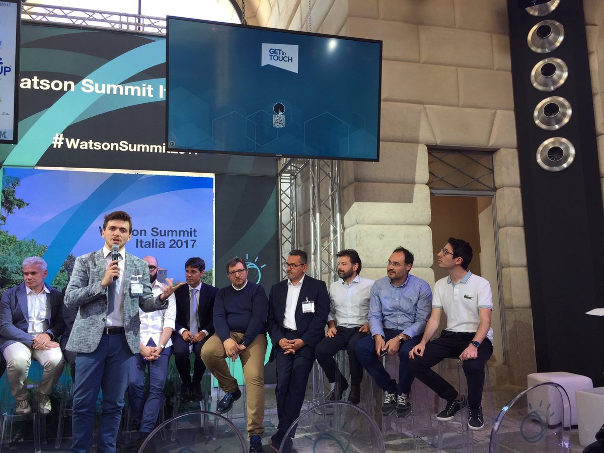 fulvia295's tweet photo. #GETinTOUCH di @Mauden_SpA partecipa all'#watsonbuild contest @IBMItalia . Oggi la presentazione all'#WatsonSummit2017 fatta da @stefano_v92 https://t.co/KXJkjECTd6