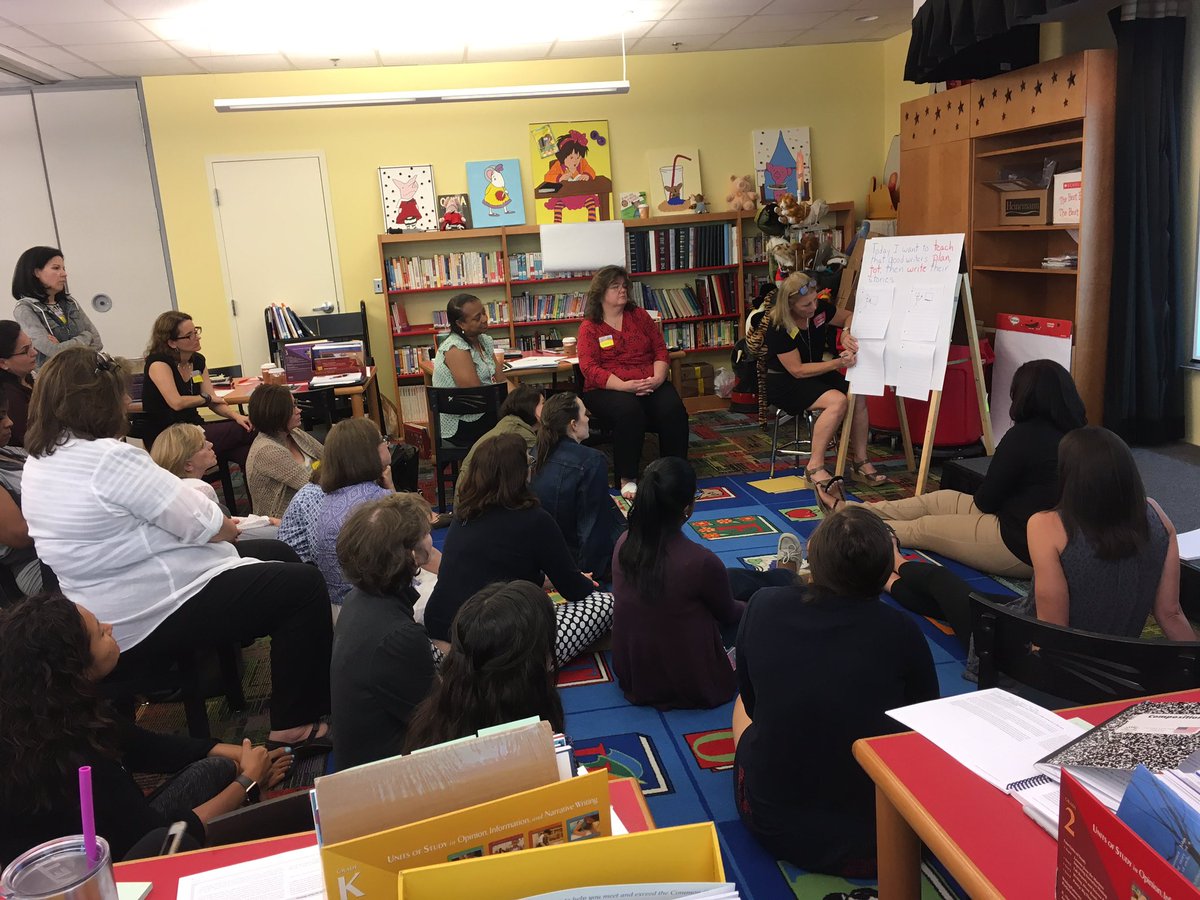 walker2WA's tweet photo. @LucyCalkins workshop today!! Mini-lesson modeling! #waprimary @WALearns https://t.co/7aALNk8pBc