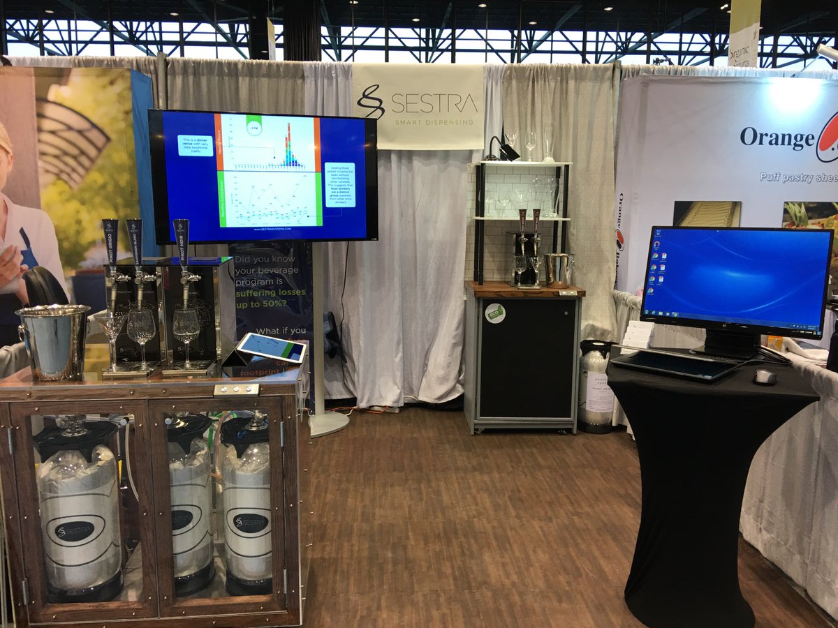 SestraSystems's tweet photo. Ready for day 3 at #NRAShow17! See you at booth 10037 for a demo of our #SmartDispensing and the last day of happy hour wine samples. https://t.co/iPiSZjOkL6