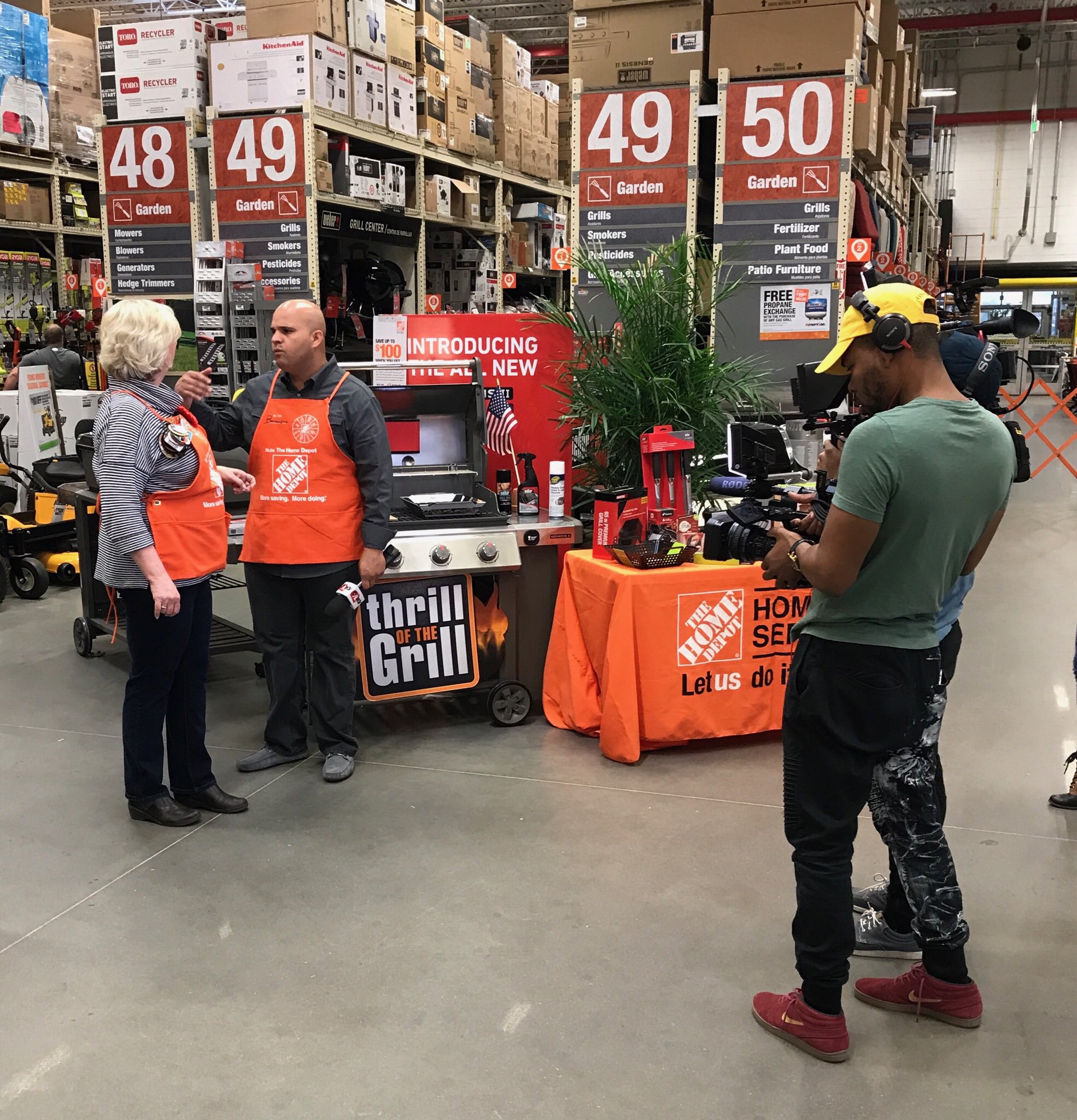 Smithtown Home Depot on Twitter "Meg "thrill of the grill" ready for