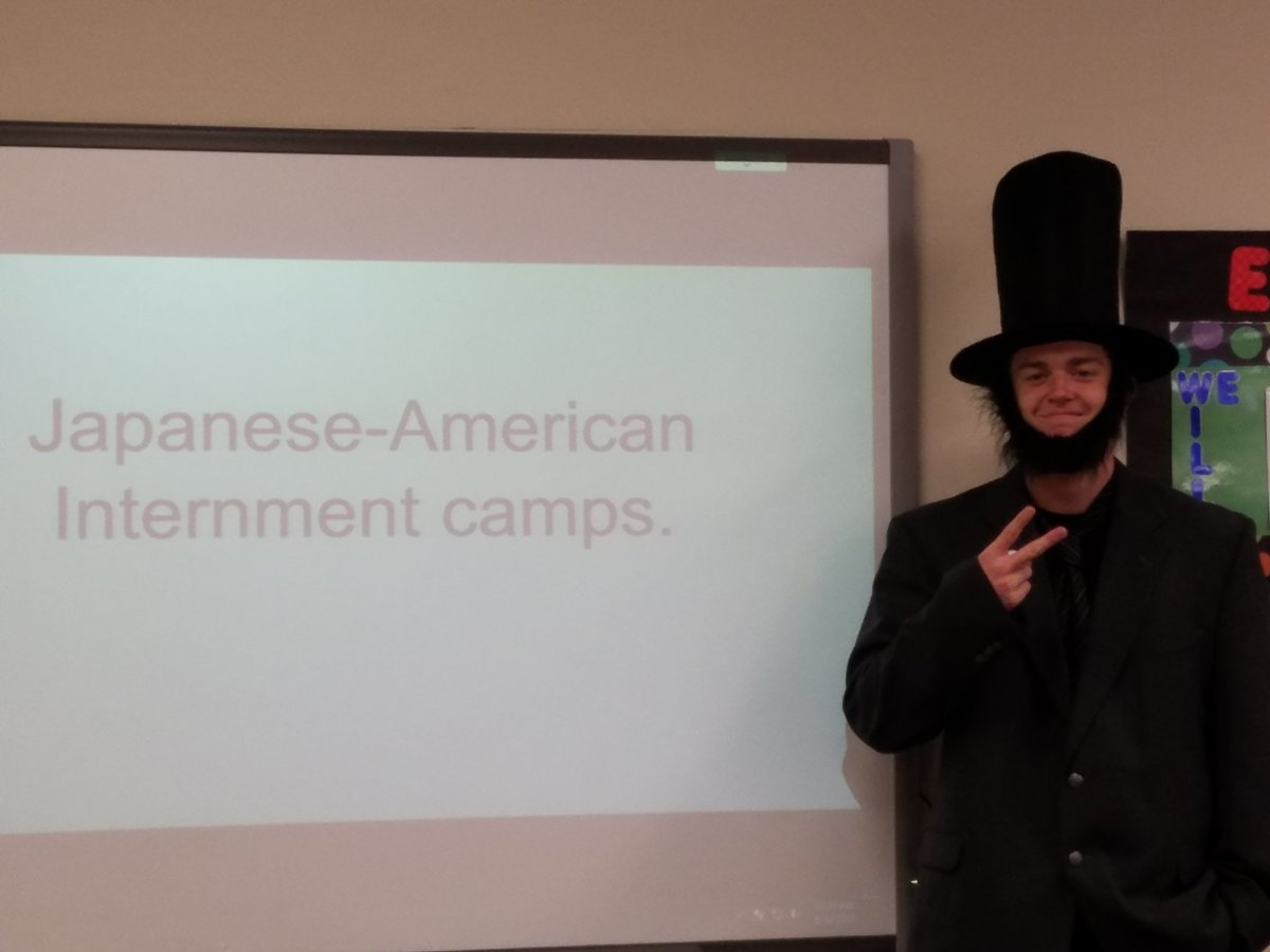 DaniJDavis's tweet photo. @CanyonJH @CanyonISD
When SS and ELA projects are due on the same day, famous figures present Holocaust projects. #aberocks #crosscurricula https://t.co/UxOchZkkpG