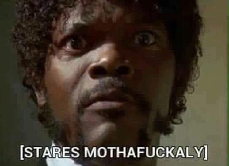 PetesBasement's tweet photo. When that #CaseoftheMondays starts creep in' up on you.
#SamuelLJackson #PulpFiction #Monday #MondaySucks #FuckMon… https://t.co/f3Xk4S55Wz https://t.co/78GGDZdNVQ
