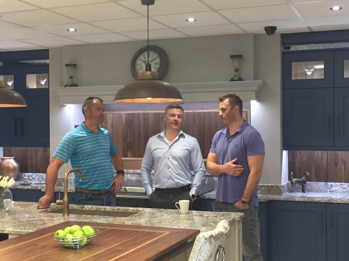 wrights_dh's tweet photo. Great to have Ulster Rugby legends Roger Wilson and Andy Ward in the showroom today, checking out our new display https://t.co/lqV36Uz4BR