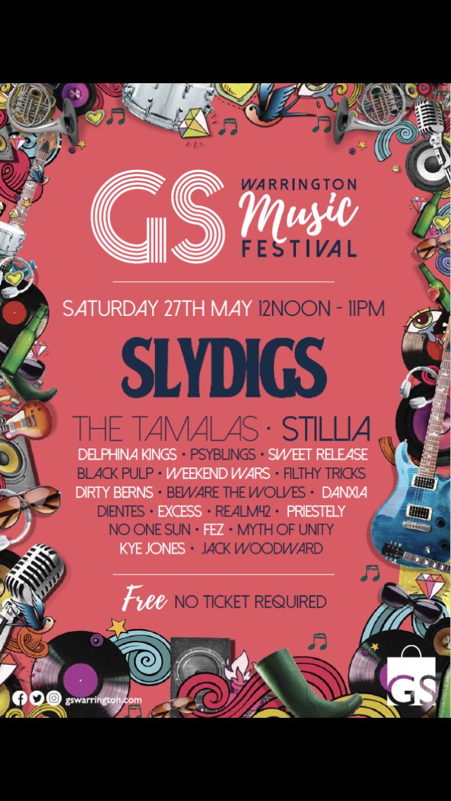 _ExcessBand_'s tweet photo. This Saturday 27th May we play Warrington Music Festival, it's a big one for us. So get down it's free! Our stage time is 3:30 https://t.co/KfRPTYf2p6