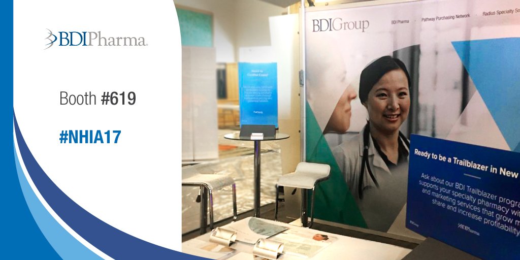 BDIPharma's tweet photo. Want to know how a specialty distributor can support your business? See @BDIPharma at #NHIA2017 Booth 619 https://t.co/XoXWrh7YWK