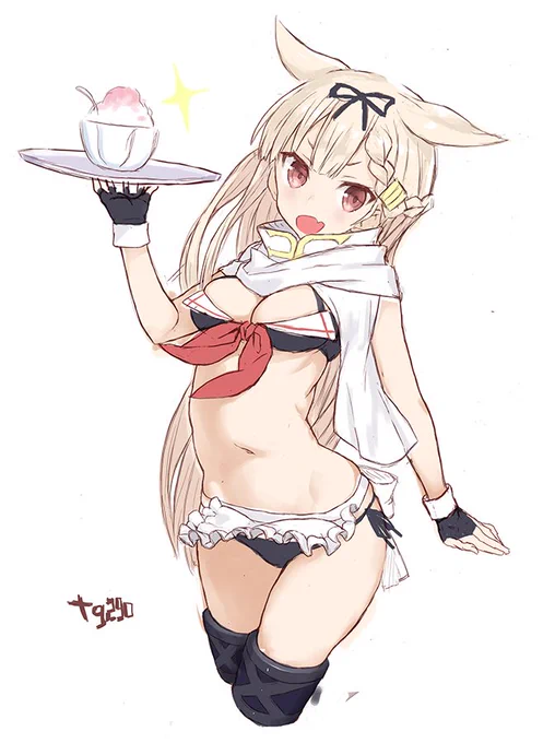 夕立
#艦これ版深夜の真剣お絵描き60分一本勝負
#艦これ版真剣お絵描き60分一本勝負_20170522 