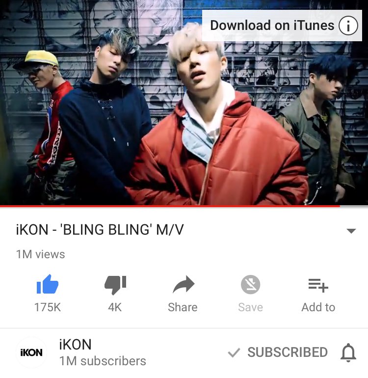 iKONTHSUB's tweet photo. 📢 #NEWKIDS_iKON 
ยอดวิว #BLINGBLING ตอนนี้แตะ 1 ล้านแล้วค่ะ 😭😭😭😭😭😭😭
https://t.co/7fi1D95kt1

เราทำได้! 7ชั่วโมงเท่านั้น
มาลุยต่อกัยค่ะ💪🏻💪🏻💘 https://t.co/vhQh63oVVj