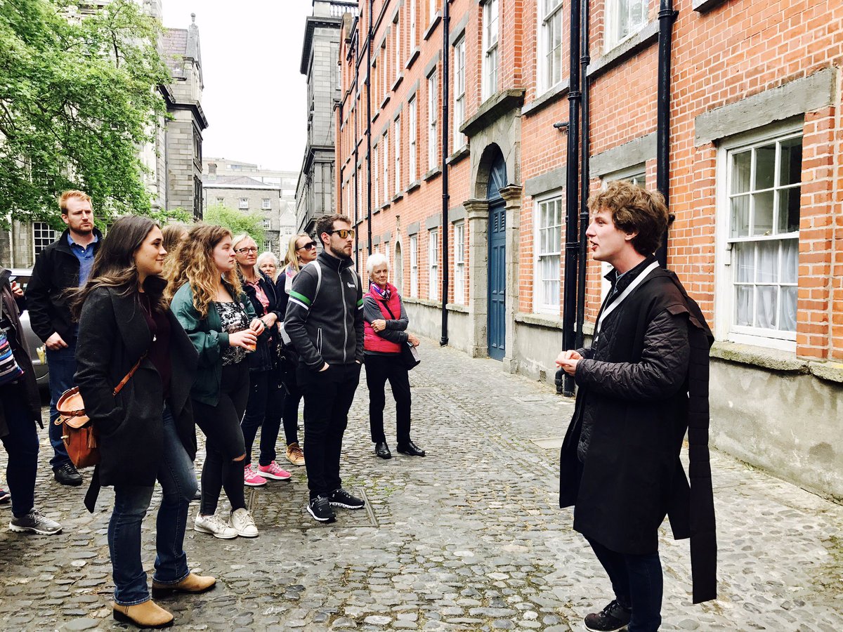 AuthenticityDub's tweet photo. Visit Ireland's oldest university with the official #TrinityTours! Led by students of @tcddublin, tix incl. admission to #BookofKells. https://t.co/VJj5Lx03uZ