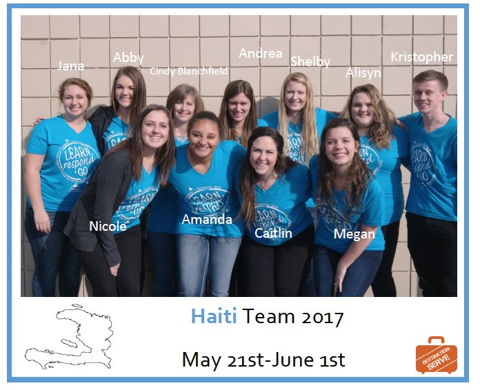 CrownCollege's tweet photo. They have arrived!! Our team of nursing students has landed in Haiti and ready to share God's love. Pray for wisdom and guidance. https://t.co/0240PKvRkd