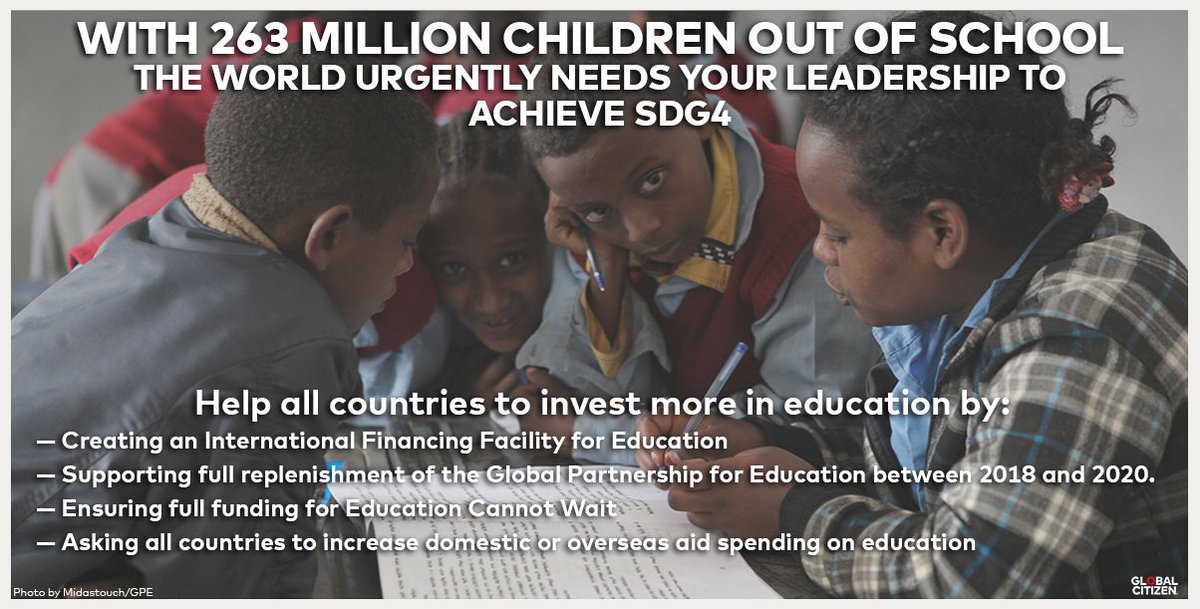 visualication's tweet image. .@antonioguterres @JimYongKim pls join @glblctzn Hamburg &amp;amp; ask #G20 countries to #FundEducation &amp;amp; achieve #SDG4