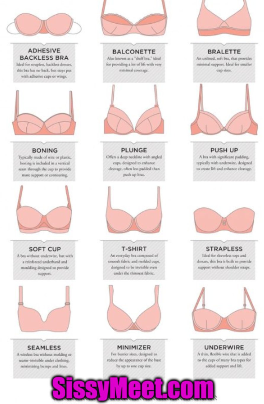 SissyMeet - Sissy dating site on X: Which bra are you wearing, Sissy?  Retweet if you love all. Date a Mistress or Sissy from   #sissy #sissycaptions  / X