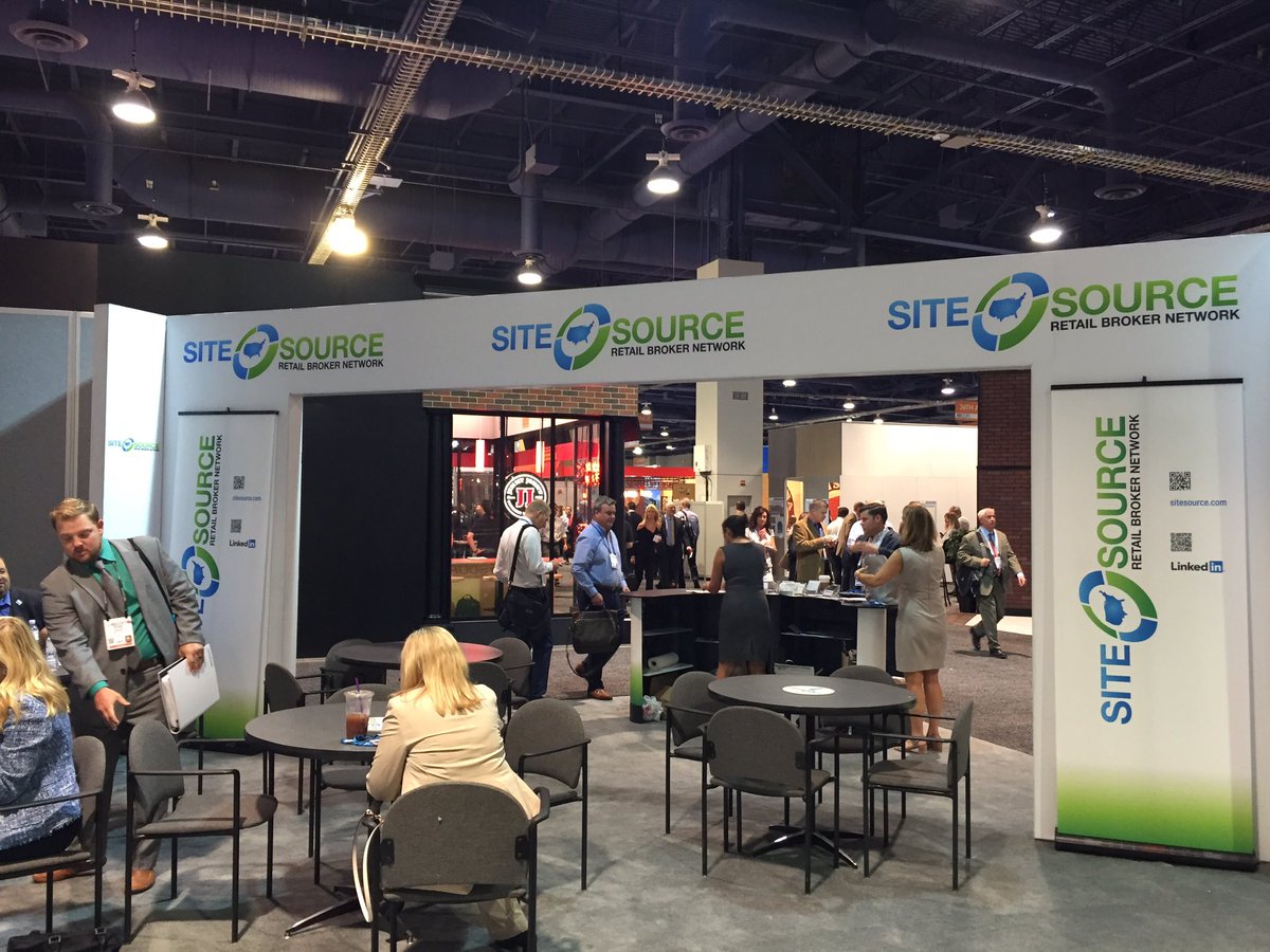 PrecisionRG's tweet photo. We made it! @ICSC @ICSC_RECon @LVCVA #SiteSource booth #S3993 https://t.co/ZVWYaVNnAI