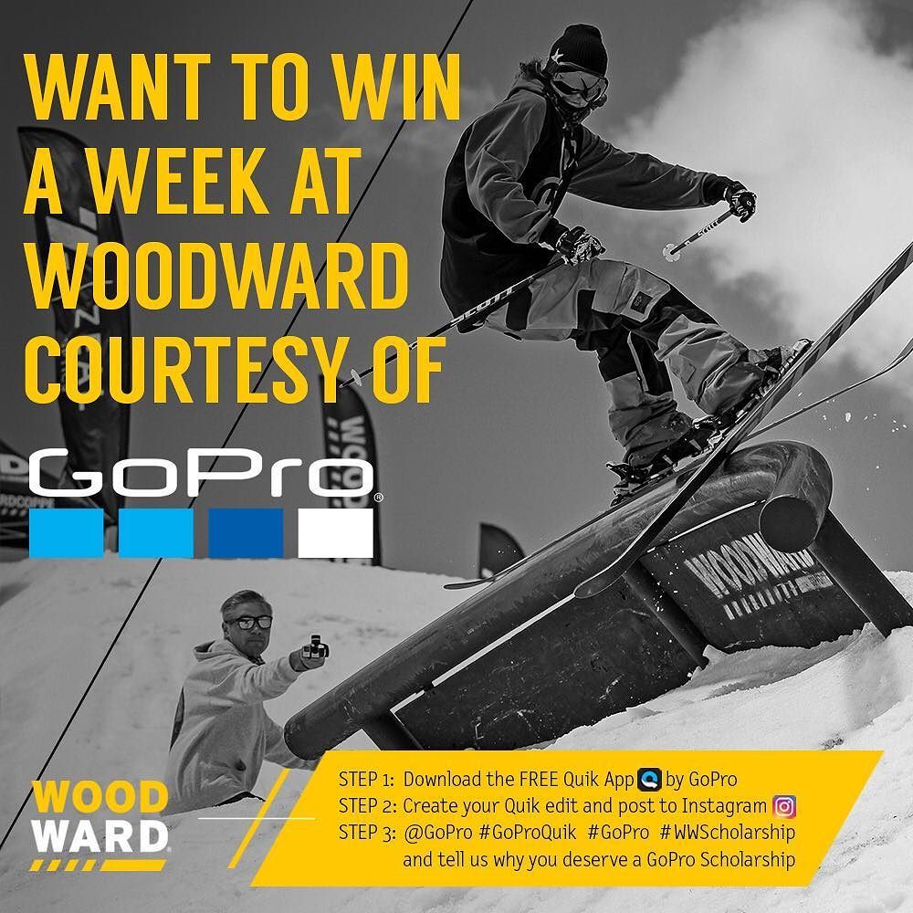 You could win a free week at camp courtesy of @gopro ! Follow the instructions to submit your edit on the #GoProQuik app by 5/31 for your c…